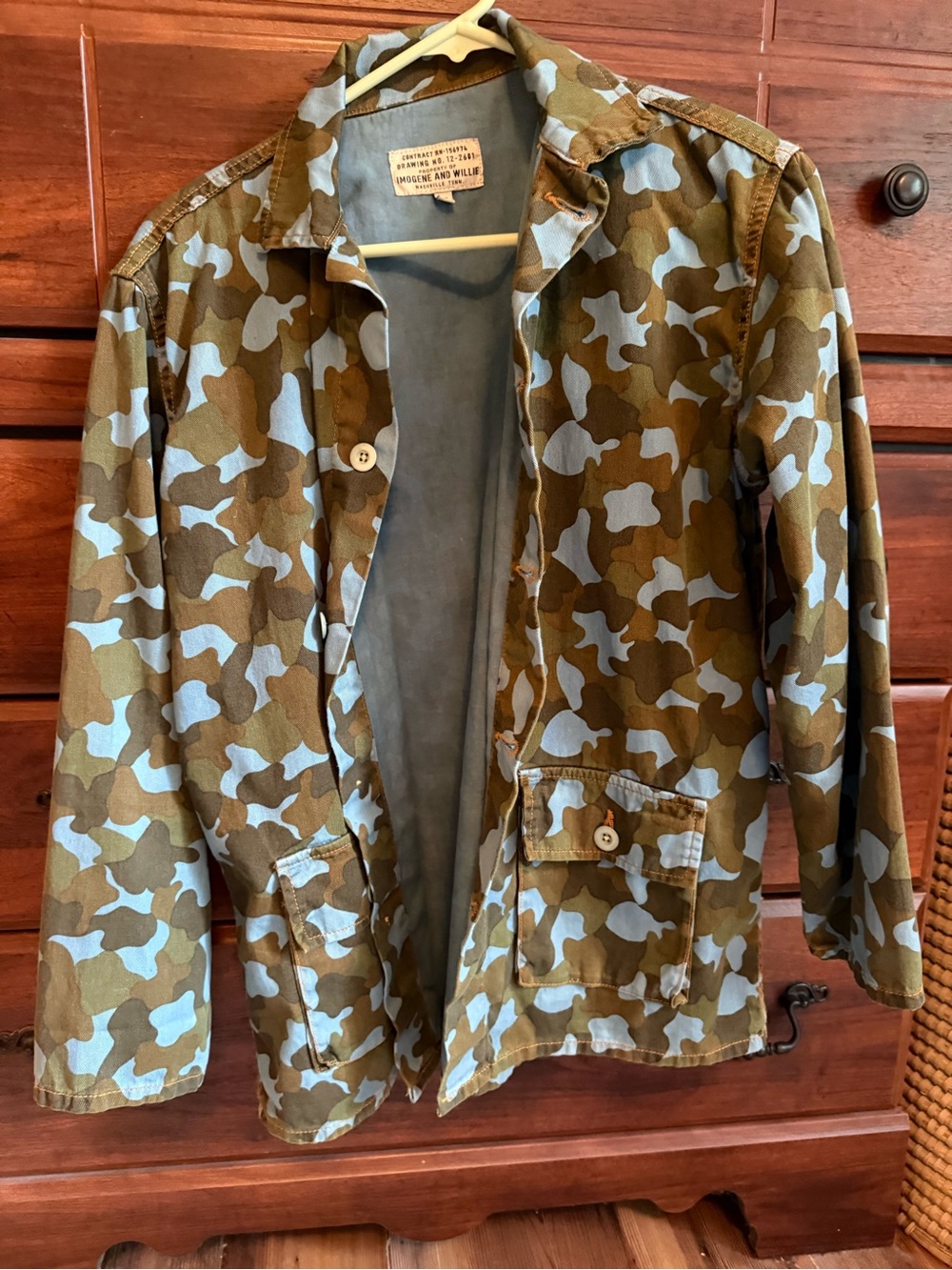 Imogene + Willie Goodall Jacket in Indigo Camo XS - Picture 5 of 12